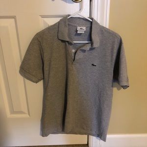 Medium gray Lacoste polo